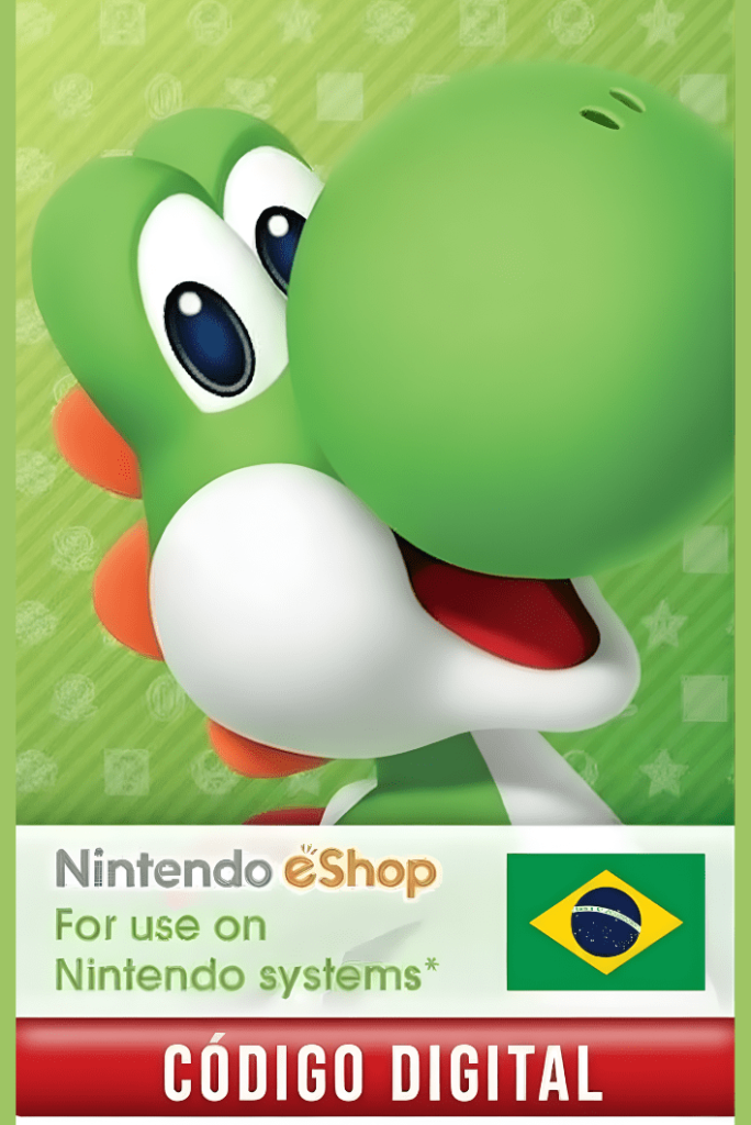 Cartão Presente Nintendo eShop - Código Digital Brasil