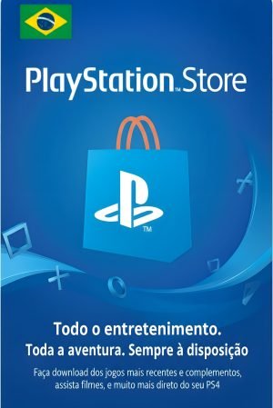 Gift Card PSN - Código Digital 12 Dígitos Brasil