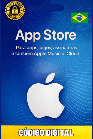 Gift Card Apple App Store - Cartão Presente Digital BR
