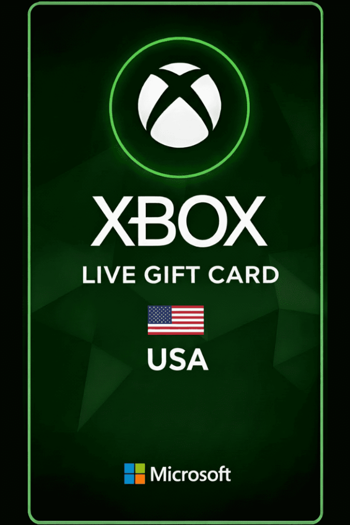 Gift Card Xbox – Cartão Presente Digital 25 Dígitos USA