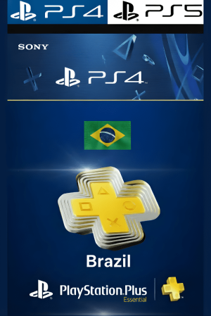 PlayStation Plus Essential 12 Meses - Código Digital Oficial BR