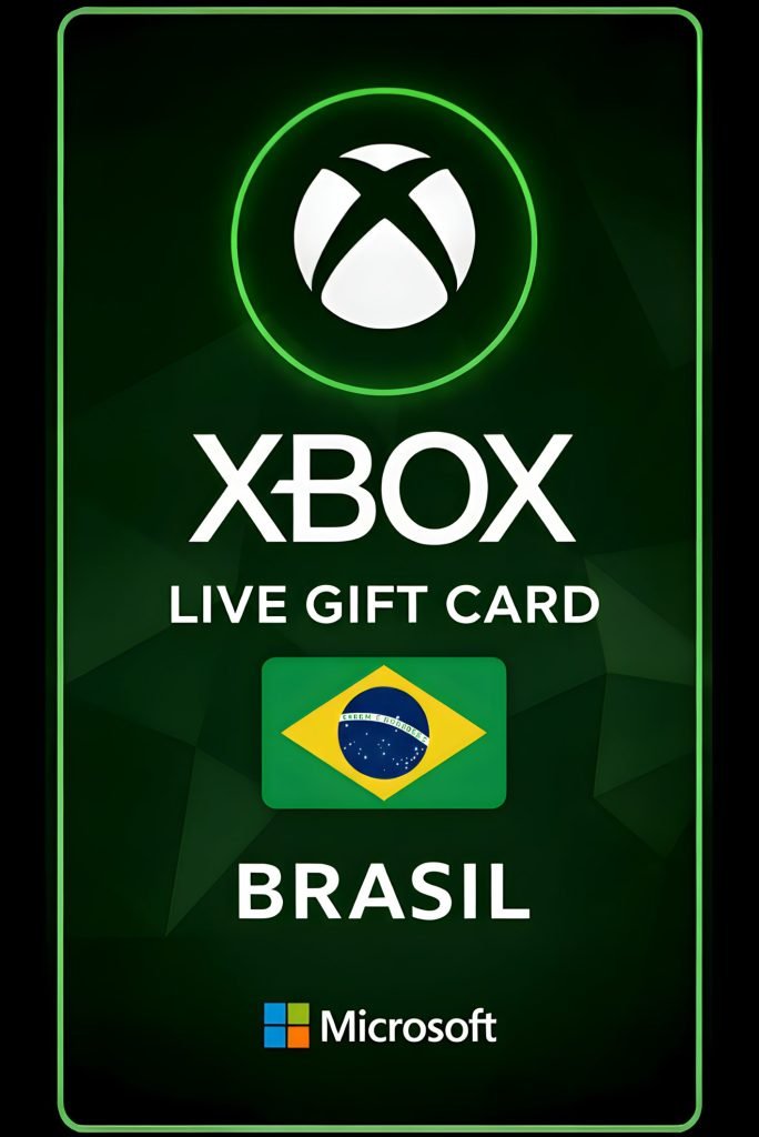 Gift Card Xbox – Cartão Presente Digital 25 Dígitos BR